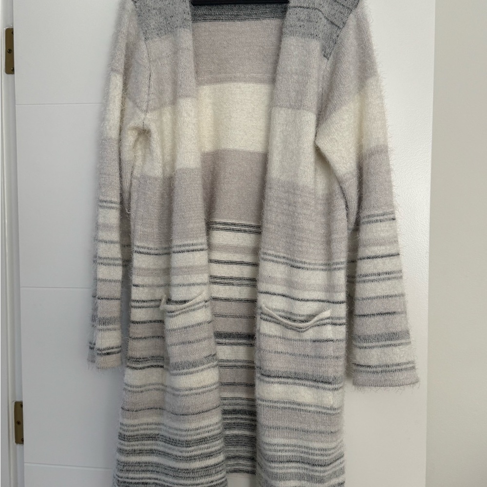 Fortune + Ivy Long Sleeve Fuzzy Cardigan XL
